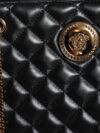 Geantă de umăr Versace din piele nappa neagră cu curea din lanț - imagine 7